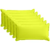 vidaXL Kussensloop 6 st HOUTEN Heldere Groen. 40 x 70 cm Polyester
