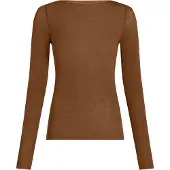 Hunkemoller Blouse ' Boatneck Cashmere' bruin