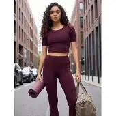 Tommy Life Dames Katoenen Slim-fit Actieve Set