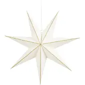 Mica Decorations Papieren kerstster | | Ø 45 cm (Binnen, Wit)