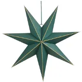 Mica Decorations Papieren kerstster | | Ø 60 cm (Binnen, Groen)