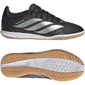 Adidas Predator Club Zaalvoetbalschoenen (IN) Kids Zwart Zilver Mintgroen