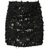 Pieces Rok 'ERUN' zwart