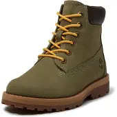 Timberland Kids Laarzen van leer Courma Kid groen (23), Plat, Nubuck, Ritssluiting, Buiten, kinderkleding TB0A6BKTEP01