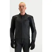 Alpinestars Caliber V2 Leren combi-jack Zwart 54 Mannen