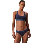 Calvin Klein Dames/Dames Logo Katoenmix Bralette (Donkere Denim)