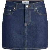 JJXX Dames Denim Regular Minirok (Donkerblauw)