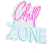 QAZQA Neon wandlamp roze met blauw incl. LED - Chill Zone
