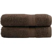 vidaXL Handdoeken SOLUND 2 st 600 g/m² 50x100 cm bruin