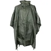 MFH US Poncho Rip Stop Mod. - legergroen - Afmetingen 144 x 223 cm