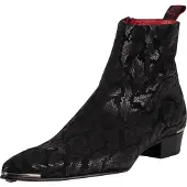 Jeffery west Chelsea Leren Laarzen Met Rits, Zwart