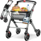 Kesser Rollator voor binnen Aluminium lichtgewicht en opvouwbaar