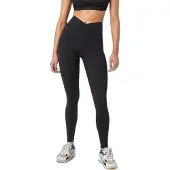 Björn Borg Legging Bjrn Borg Women Studio Cross Tights Black Beauty-XL