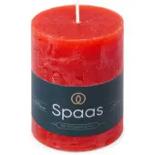 Spaas - Rustiek Kaars 70/95mm-rood