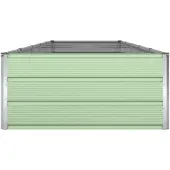 vidaXL Plantenbak Pastelgroen 480 x 100 x 45 cm Gegalvaniseerd staal