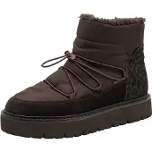Tamaris Snowboots chocoladebruin / zwart