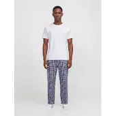 Jack & Jones Pyjama lang 'JACFlorence' navy / wit