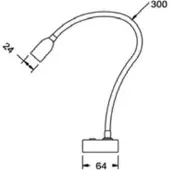 Talamex Led-staande Lamp Met Een Hoogte Van 12 Inch