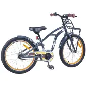 vidaXL Kinderfiets, 20 inch, geschikt voor kinderen van 6-11 jaar, donkergrijs