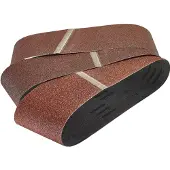 Wolfcraft - Schuurbanden korrel 40 / 80 / 120 - 9 stuks - Bandschuurmachine schuurpapier - Schuurband 100 x 560 mm - 1933100