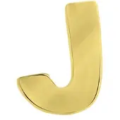Lucardi Oorbellen 'Buchstabe' goud