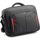 Targus Classic+ Clamshell laptophoes, 15,6 inch, stevige schoudertas met veiligheidsvoorzieningen