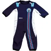 Sparco Stripes Design Babyromper - Marineblauw - Maat 18-24 maanden