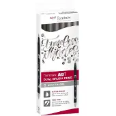 Tombow ABT Dual Brush pen 6-set Gray