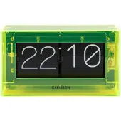 Karlsson Klok Boxed Flip Acrylic Neon Yellow