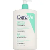 CeraVe Schuimende Reinigingsgel - voor normale tot vette huid - geschikt voor gevoelige huid - voor gezicht & lichaam - 1000ml