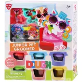 Playgo Kneedset - Huisdieren - Junior Kneedset, 6 kleuren, potje