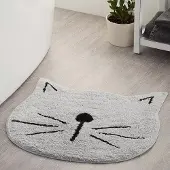 Go Go Gadget - Bad- & Douchematten - Anti slip - Grijze kat