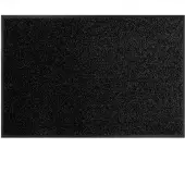 ANRO Deurmat Amigo Zwart 60x40cm – Schoonloopmat Antislip Wasbaar Voordeur Hal Binnen