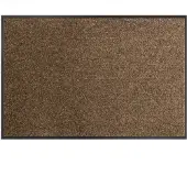 ANRO Deurmat Amigo Bruin 60x40cm – Schoonloopmat Antislip Wasbaar Voordeur Hal Binnen