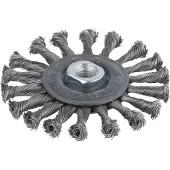 Wolfcraft stalen draadschijfborstel, M14, Ø 115 mm, artikelnummer 2149000, 1 stuk