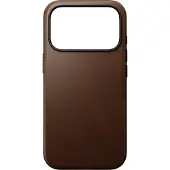 Nomad Modern Leather Case met MagSafe voor de Apple iPhone 18 Pro Max / 17 Pro Max - Brown