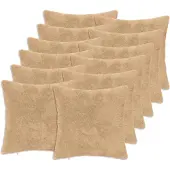 vidaXL Kussensloop 12 st HEERLEN Crèmekleurig 45 x 45 cm
