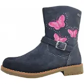Lurchi Fara Kinderschuhe Mädchen Stiefel Reißverschluss Blau Freizeit