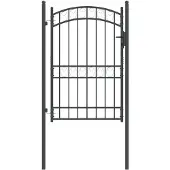 vidaXL Hekpoort EMMEN 104 x 136 cm Vergrendelbaar Poedercoated staal