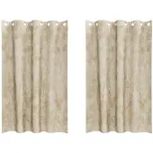 vidaXL Velvet Gordijnen 2 st Crème 175 x 140 cm Fluweel