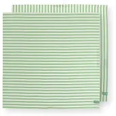 Pip studio Theedoek Stripes Light Green 65 x 65cm (Set van 2)