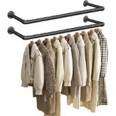 Songmics Kapstok in industrieel design, Zwart / 1
