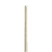 QAZQA Moderne hanglamp beige met geïntegreerde plafondplaat - Chuba