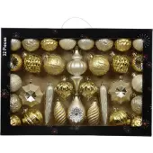 Décoris Kerstballen set | | 32 stuks (Goud)