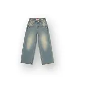 Vingino Jongens Super Baggy Jeans Luca Jongen Blauw 134