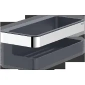 Keuco Douche plank Collection Minor 2-stuk houtskool