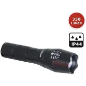 Velamp STEEL - LED zaklamp 10W - 350 lumen zoomfunctie - aluminium
