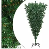 vidaXL Kerstbomen PVC, Steel Groen
