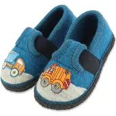 Beck Huisschoenen 'LKW' blauw / grijs / oranje / rood