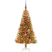 vidaXL Kerstboom Goud 150 cm PET
